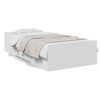 vidaXL Cama con cajones madera de ingenier&iacute;a blanca 190x190 cm