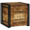 vidaXL Caja de Almacenamiento Marr&oacute;n y Negro 50 x 50 x 50 cm