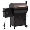 vidaXL Barbacoa de pellets con chimenea hierro negro 104 cm