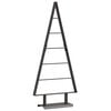 vidaXL &Aacute;rbol de Navidad de metal Negro 90 cm Acero