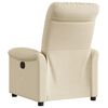 vidaXL Sill&oacute;n reclinable de tela crema