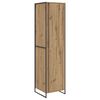 vidaXL Armario con puerta 2 pcs Roble Artesanal 50 x 50 x 200 cm
