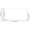 vidaXL Toldo lateral retr&aacute;ctil para patio gris 220x500 cm
