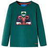 vidaXL Camiseta infantil de manga larga verde 116