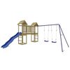 vidaXL Parque infantil de exterior madera de pino impregnada