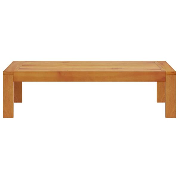vidaXL Mesa de jard&iacute;n madera maciza de acacia 100x50x27 cm