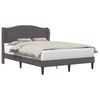 vidaXL Estructura de cama Gris 160 x 200 cm Cuero sint&eacute;tico