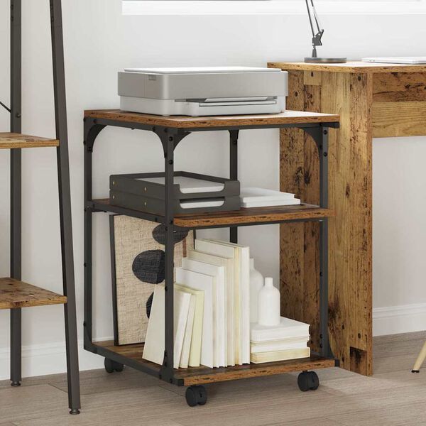 vidaXL Soporte para Impresora Madera Vieja 43 x 48 x 64 cm