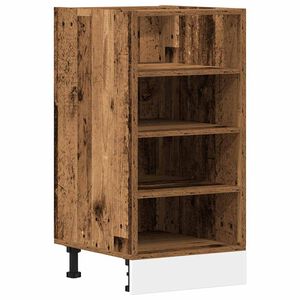vidaXL Armario bajo "Riga" Madera Vieja 40x44,5x81,5 cm Madera de ingenier&iacute;a