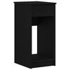 vidaXL Torre de ordenador con caj&oacute;n negro 35x45x77 cm