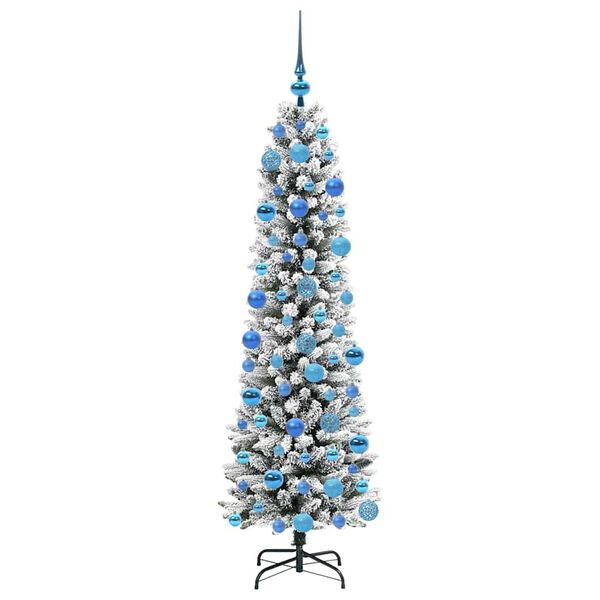 vidaXL &Aacute;rbol de Navidad artificial 180 cm PVC, Metal y Pl&aacute;stico