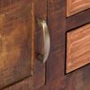 vidaXL Aparador de madera maciza de mango 118x30x75 cm