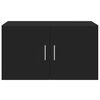 vidaXL Armario de pared madera de ingenier&iacute;a negro 70x42,5x40 cm