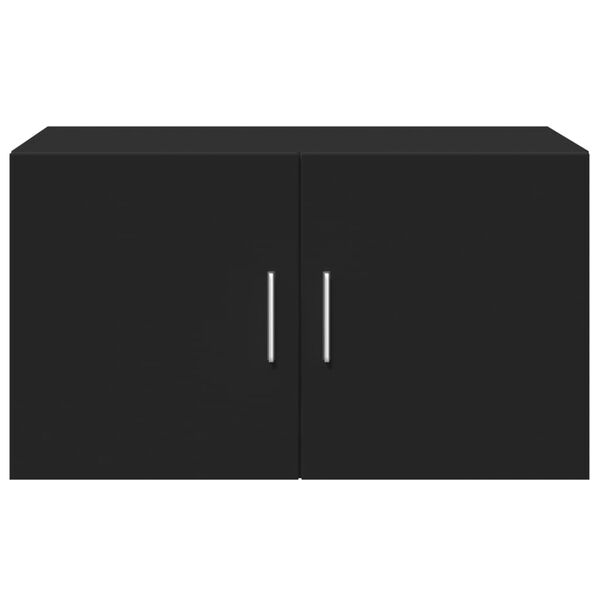 vidaXL Armario de pared madera de ingenier&iacute;a negro 70x42,5x40 cm