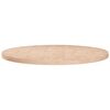 vidaXL Superficie de mesa redonda madera de roble sin tratar &Oslash;70x2,5cm