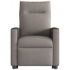 vidaXL Sill&oacute;n el&eacute;ctrico reclinable elevable de tela gris taupe