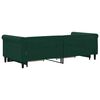 vidaXL Sof&aacute; cama nido con cajones terciopelo verde oscuro 90x200 cm