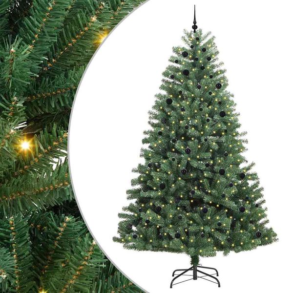 vidaXL &Aacute;rbol de Navidad artificial con ramas articuladas Verde 270 cm