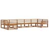 vidaXL Conjunto de sof&aacute;s de exterior 7 pcs Natural