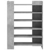 vidaXL Mueble zapatero madera ingenier&iacute;a gris hormig&oacute;n 74,5x37,5x100cm