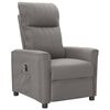 vidaXL Sill&oacute;n reclinable el&eacute;ctrico tela gris claro