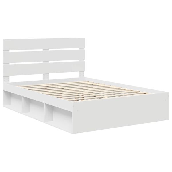 vidaXL Estructura de cama 150 x 200 cm Madera de pino macizo