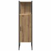 vidaXL Juego de muebles de ba&ntilde;o 4 pcs Marr&oacute;n Madera contrachapada