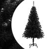 vidaXL &Aacute;rbol de Navidad artificial con soporte PVC negro 150 cm