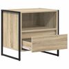 vidaXL Mesa de Noche Sonoma 50 x 39,5 x 50 cm Madera contrachapada