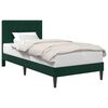 vidaXL Estructura de cama Verde oscuro 90 x 190 cm Terciopelo
