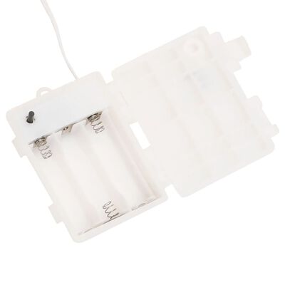 vidaXL Lámparas de Navidad LED plegables 3 unidades blanco
