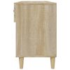 vidaXL Mueble zapatero madera contrachapada roble Sonoma 102x35x55 cm