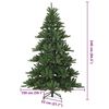 vidaXL &Aacute;rbol de Navidad artificial con ramas articuladas Verde 240 cm