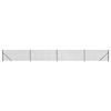 vidaXL Cerca de alambre con brida gris antracita 1,1x10 m