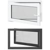 vidaXL Ventana de s&oacute;tano RISOR 100 x 60 cm PVC y vidrio Gris antracita