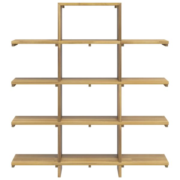 vidaXL Estantería de madera maciza de teca 100x30x120 cm