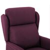 vidaXL Sill&oacute;n de masaje el&eacute;ctrico tela morado