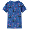 Camiseta infantil azul oscuro m&eacute;lange 104