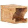 vidaXL Soporte de bicicletas pared 35x25x25 cm madera de mango rugosa