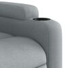 vidaXL Sill&oacute;n de masaje el&eacute;ctrico reclinable elevable tela gris claro
