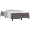 vidaXL Estructura de cama con colch&oacute;n Gris 120 x 190 cm tela