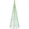 vidaXL &Aacute;rbol de Navidad c&oacute;nico 732 LEDs de colores 160x500 cm