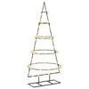 vidaXL &Aacute;rbol de Navidad de metal con soporte KUOPIO 125 cm