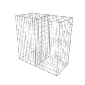 vidaXL Cesta de muro de gaviones acero galvanizado 100x50x100 cm
