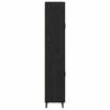vidaXL Alacena Roble Negro 69,5 x 34 x 180 cm Madera contrachapada