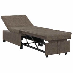 vidaXL Sof&aacute; cama Gris oscuro 194 x 67 x 82 cm Tela Huahua
