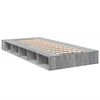 vidaXL Estructura de cama madera de ingenier&iacute;a gris Sonoma 100x200 cm