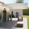 vidaXL Toldo de pie retr&aacute;ctil manual crema 600x350 cm
