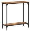 vidaXL Mesa Consola Madera vieja 75 x 30.5 x 75 cm