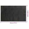 vidaXL Cubierta de piscina PE negro 450x220 cm